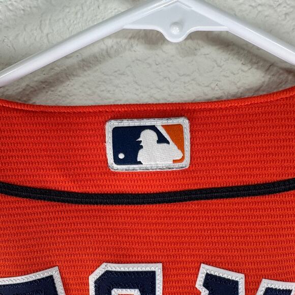 Houston Astros Alex Bregman #2 Majestic CoolBase Orange Jersey Adult Small - Picture 6 of 6